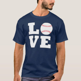 Mens Baseball LIEBE Player oder Coach Sports Team T-Shirt