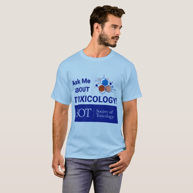 Men's Basic Shirt - Frag Me About Tox (Abstrakt) (Vorne ganz)