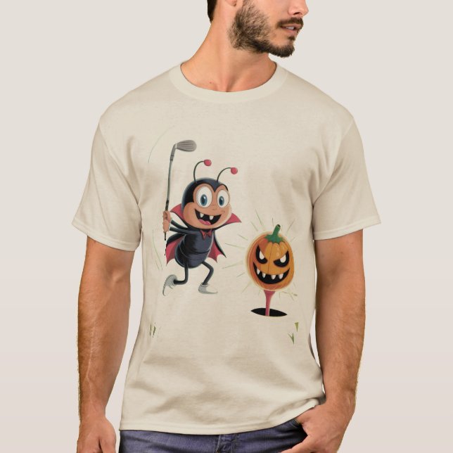 Men's Basic T-Shirt -Halloween Ants Party Flag  (Vorderseite)