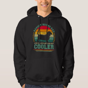 Mens Basset Hound Vater wie ein regelmäßiger Vater Hoodie