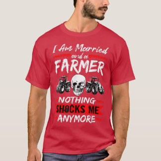 Mens Bauer bin ich Verheiratet und ein Bauer nicht T-Shirt