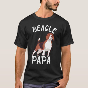 Mens Beagle Papa Beagle Dog Vater Haustier Welpe D T-Shirt