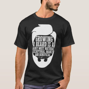 Mens Beard Quote Graphic Charles Haddon Spurgeon T-Shirt