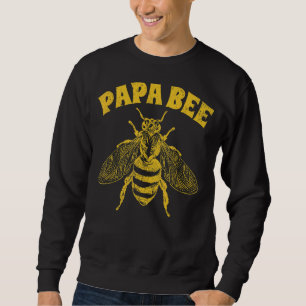 Mens Bee Beekeeper Behalte Papa Bee Vatertag Sweatshirt