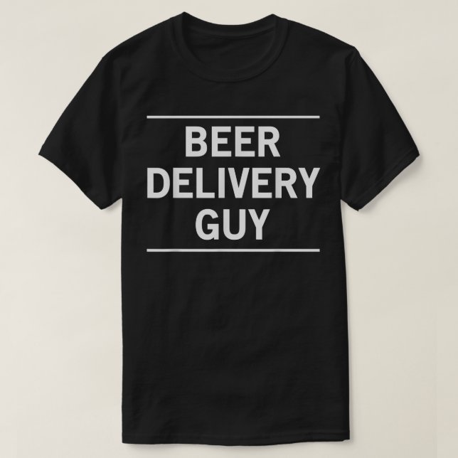 Mens Beer Delivery Typ T-Shirt (Design vorne)