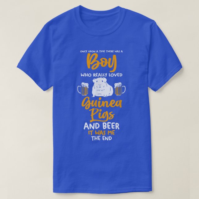 Mens Beer Guinea Pig 4128 T-Shirt (Design vorne)