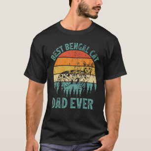 Mens Bengalisch Cat Vintag Beste Bengalische Katze T-Shirt