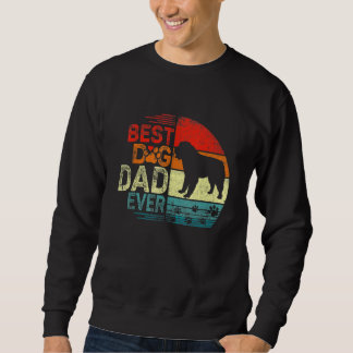 Mens Bernard Vintag Hund Vater Cool Vatertag Rette Sweatshirt