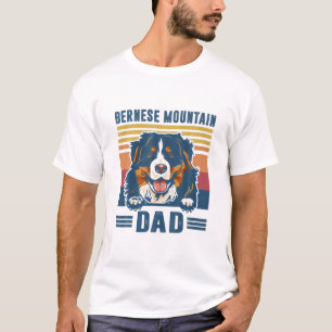 Mens Bernese Mountain Vater Pater Retro Bernese Mo T-Shirt