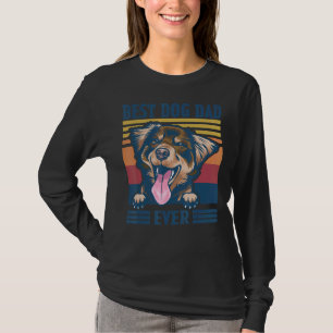 Mens Best Australian Shepherd Vater Ever Dog Vater T-Shirt