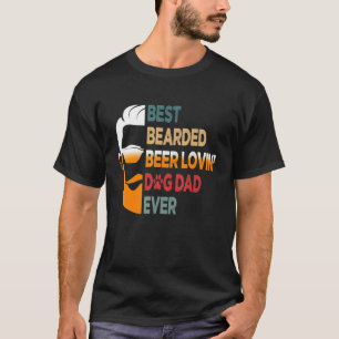 Mens Best Barted Lovin Dog Vater Matching Fami T-Shirt