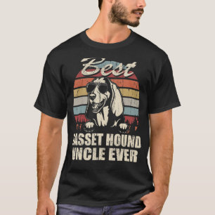 Mens Best Basset Hound Onkel je lustiges Geschenk T-Shirt