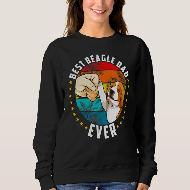 Mens Best Beagle Dad Ever Sweatshirt (Vorderseite)