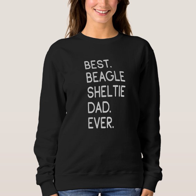 Mens Best Beagle Sheltie Vater Ex Premium Sweatshirt (Vorderseite)
