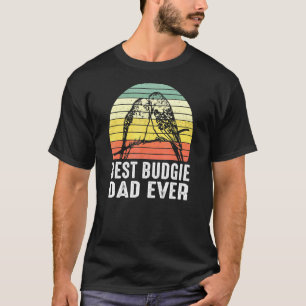 Mens Best Budgie Vater Bird Budgerigar Parakeet Pa T-Shirt