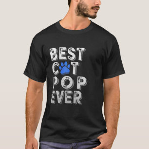Mens Best Cat Pop je T-Shirt Familienvater D