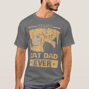 Mens Best Cat Vater Ever, Funny Cat Owner, Cat Lov T-Shirt