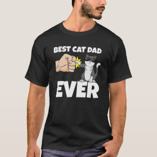 Mens Best Cat Vater je Kitten Meow Cat Vater T-Shirt
