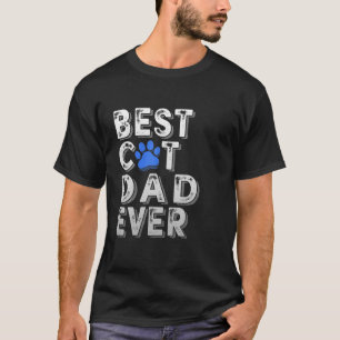 Mens Best Cat Vater je T-Shirt Familienvater D