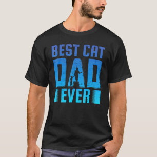 Mens Best Cat Vater je Vatertag Zitat Sprichwort 1 T-Shirt