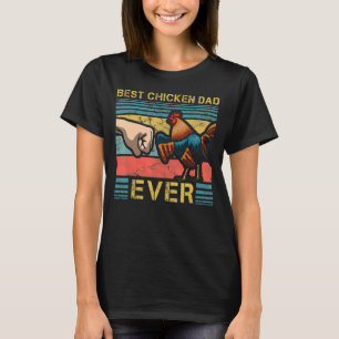 Mens Best Chicken Vater jemals Farm Rooster Hen Po T-Shirt