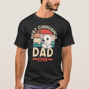 Mens Best Chihuahua Vater je Hundebesitzer Welpe P T-Shirt