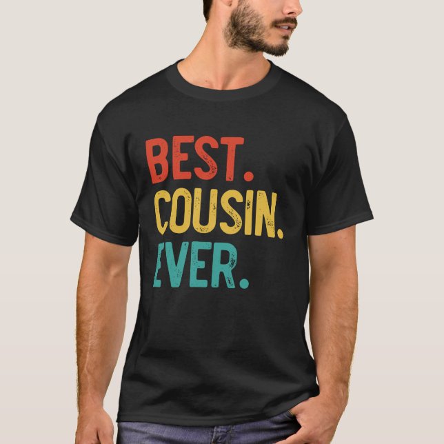 Mens Best Cousin Ever Father's Day Cousin T-Shirt (Vorderseite)