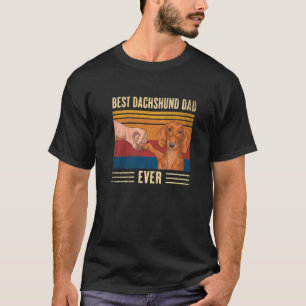 Mens Best Dackel Vater je Vintager Faustschlag Do T-Shirt
