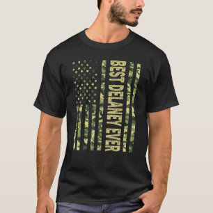 Mens Best Delaney je US-amerikanische Flagge Großv T-Shirt