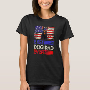 Mens Best Doberman Vater Ever American Flag Patrio T-Shirt
