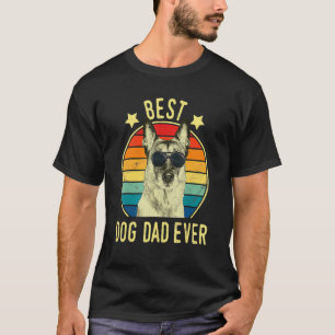 Mens Best Dog Vater je Belgisch Malinois Vaterland T-Shirt