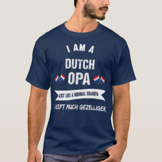 Mens Best Dutch Grandpa Great Opa T-Shirt