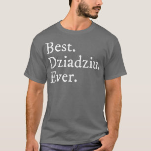 Mens Best Dziadziu je nach polnischem Geschenk T-Shirt