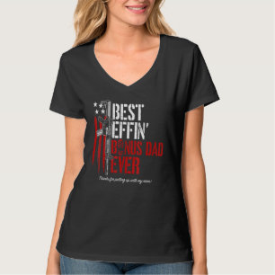 Mens Best Effin Bonus Vater je Daddy Gun Rights Am T-Shirt