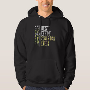 Mens Best Effin Bonus Vater je Gun Rights Camoufla Hoodie