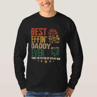 Mens Best Effin Daddy je Danke für das Beschneiden T-Shirt