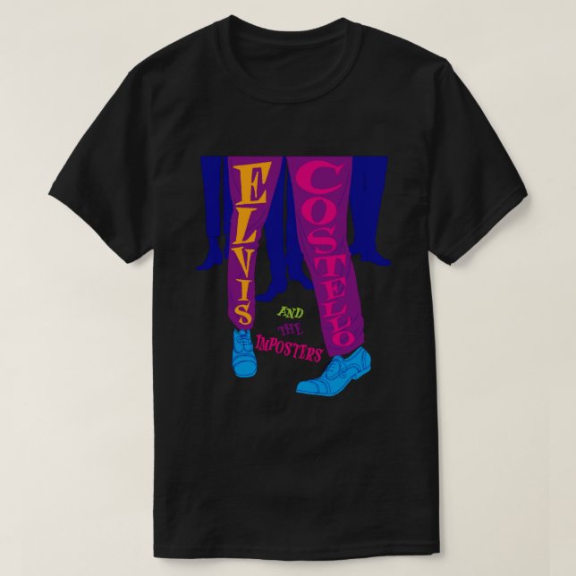 Mens Best Elvis Costello Niedliche Geschenke T-Shirt (Design vorne)