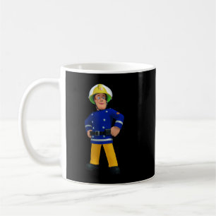 Mens Best Fireman Children Cartoon Sam Gift Kaffeetasse