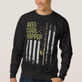 Mens Best Fisherman Reel Cool Poppop für Daddy Fat Sweatshirt