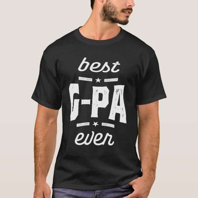 Mens Best G-Pa je Geschenk Opa-Geschenk T-Shirt (Vorderseite)