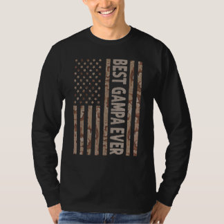 Mens Best Gampa Ever US American Flag Großartige F T-Shirt