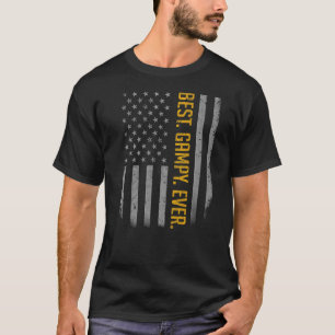 Mens Best Gampy je US-amerikanische Flagge für Vat T-Shirt