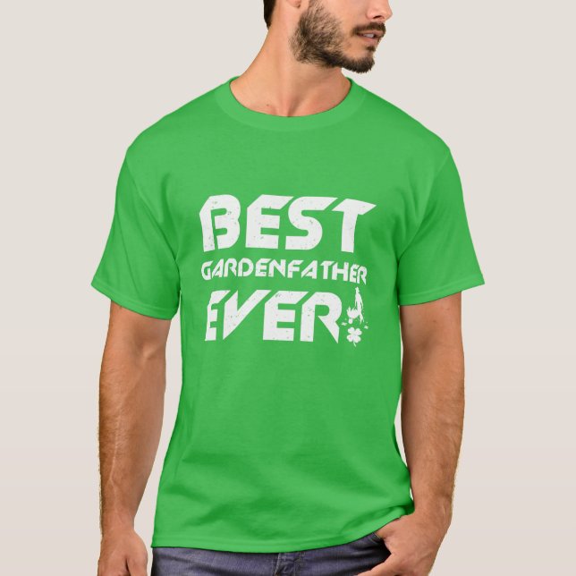 Mens Best Garening Vater gibt St Patricks Day L T-Shirt (Vorderseite)