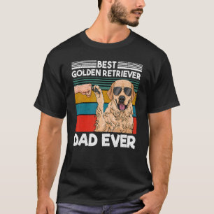 Mens Best Golden Retriever Vater Ever Bester Dog V T-Shirt