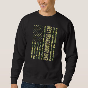 Mens Best Granddaddy je US-amerikanische Flagge Gr Sweatshirt
