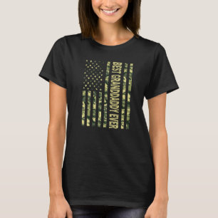 Mens Best Granddaddy je US-amerikanische Flagge Gr T-Shirt