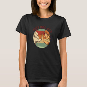 Mens Best Hund Vater mit hohem Hundezüchter T-Shirt