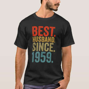 Mens Best Husband seit 1959 63. Geburtstag für mic T-Shirt