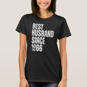 Mens Best Husband seit 1966 Vintage Wedding Anniv T-Shirt