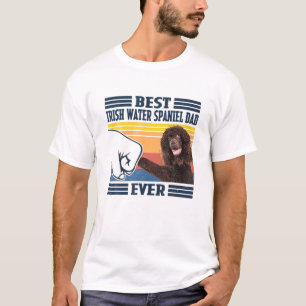 Mens Best Irish Water Spanier Vater Ever Funny Dog T-Shirt